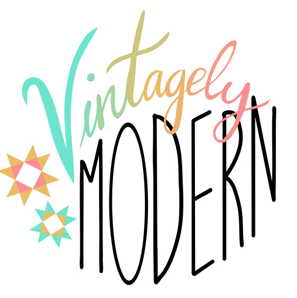 Vintagely Modern Quilt Patterns Digital PDF